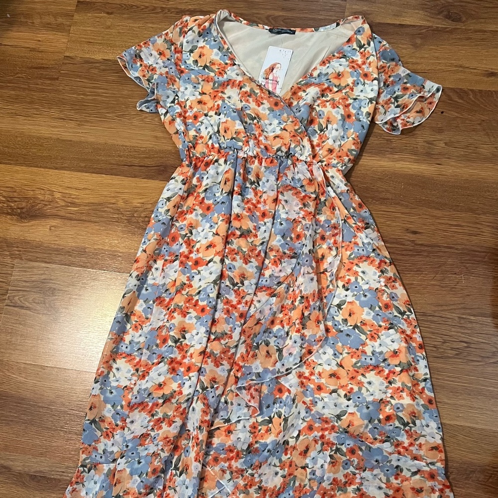 Floral maxi dress